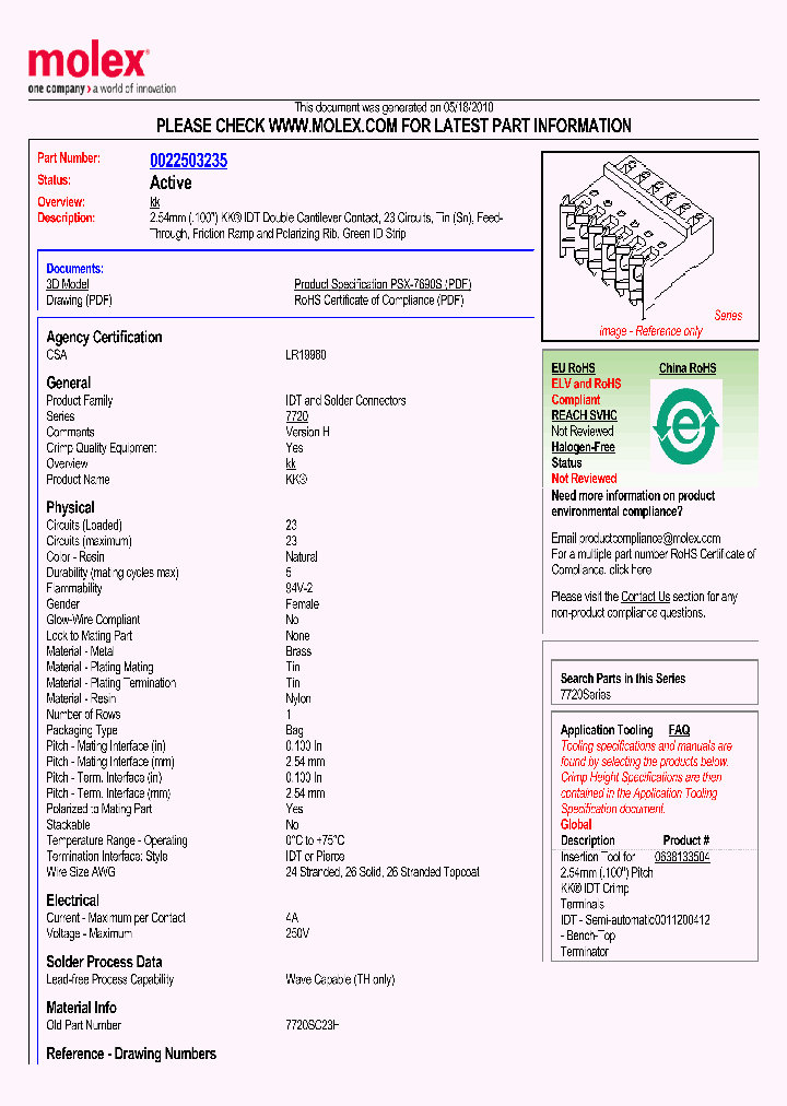 0022503235_5008290.PDF Datasheet