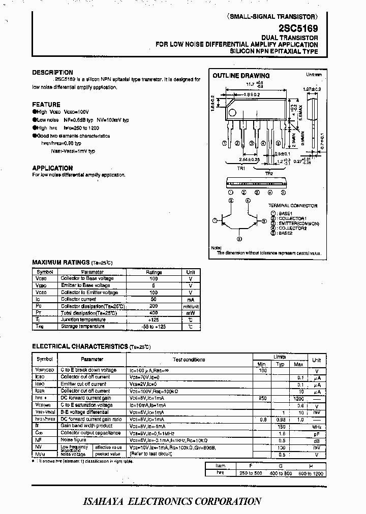 2SC5169_5008622.PDF Datasheet