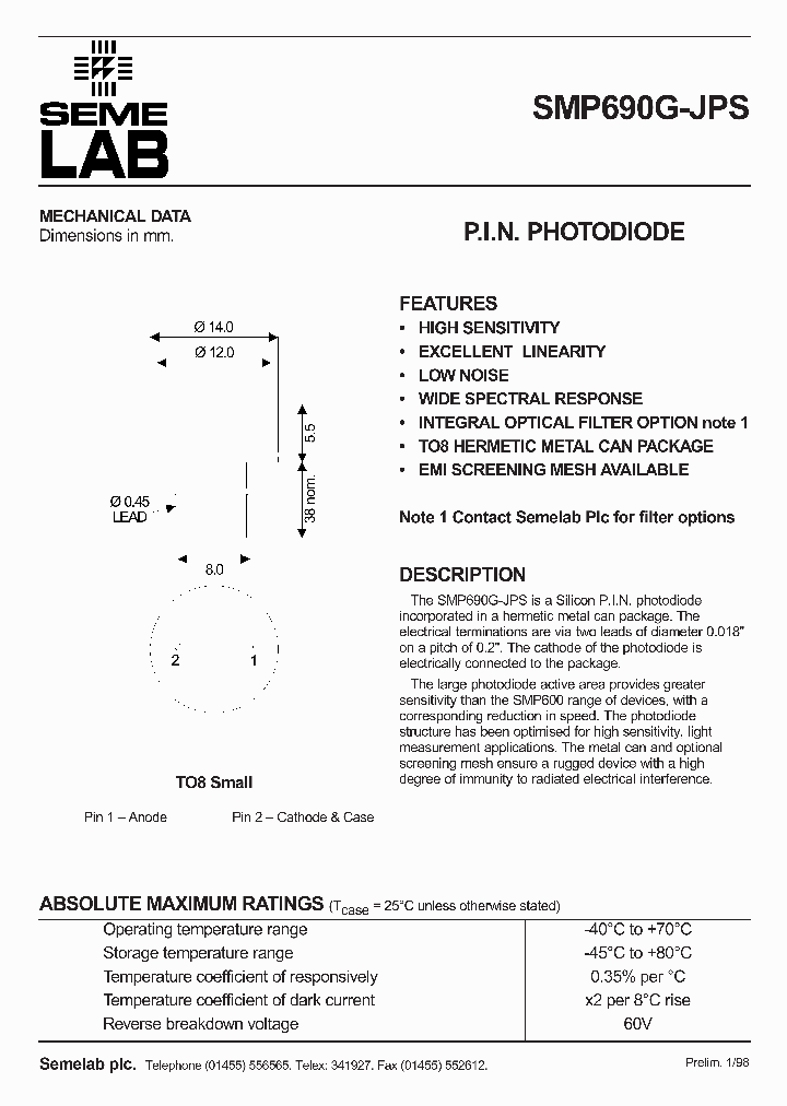 SMP690G-JPS_5012992.PDF Datasheet