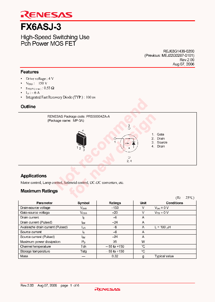 FX6ASJ-3-T13_5014154.PDF Datasheet