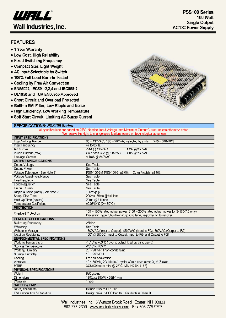 PSS-100-10_5016190.PDF Datasheet