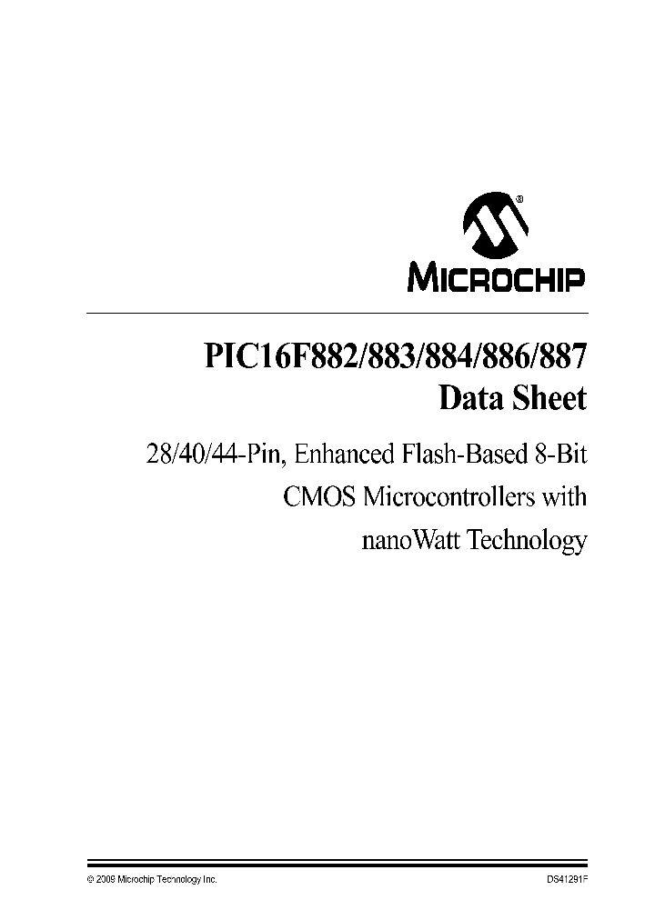 PIC16F886T-IML_5023206.PDF Datasheet