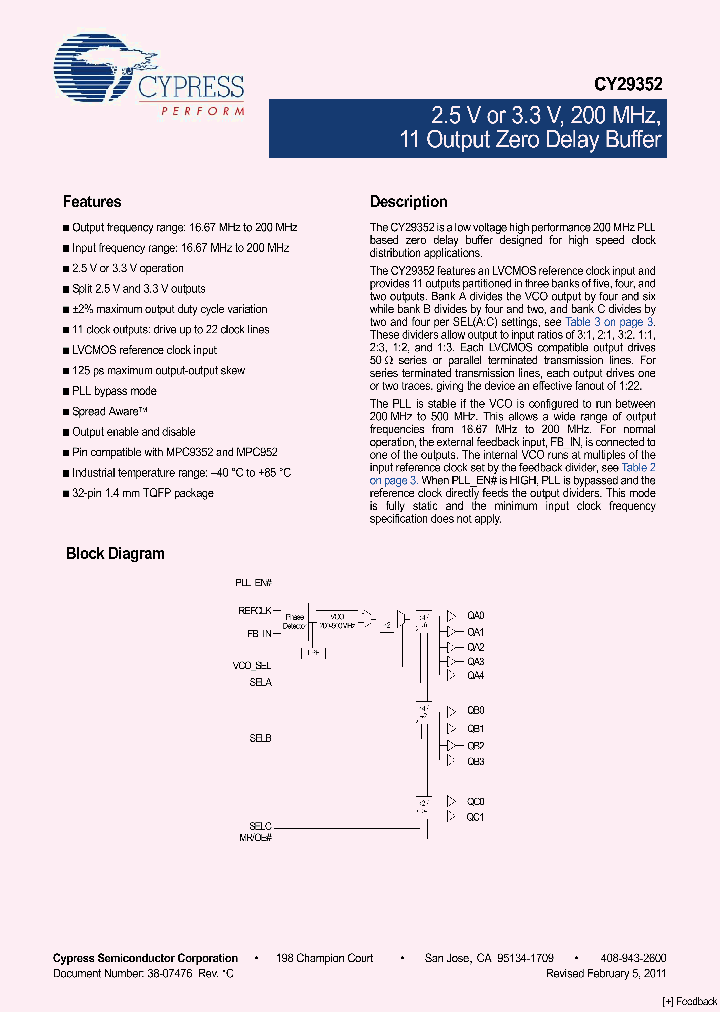 CY2935211_5027752.PDF Datasheet