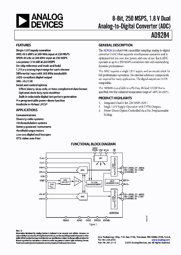 AD9284_5028118.PDF Datasheet