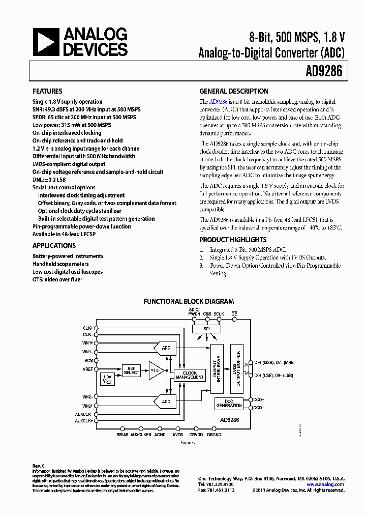 AD9286_5028119.PDF Datasheet