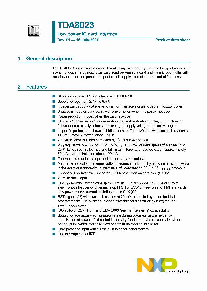 TDA8023TT_5028843.PDF Datasheet