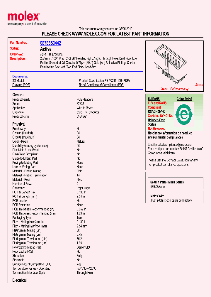 87835-3442_5030230.PDF Datasheet