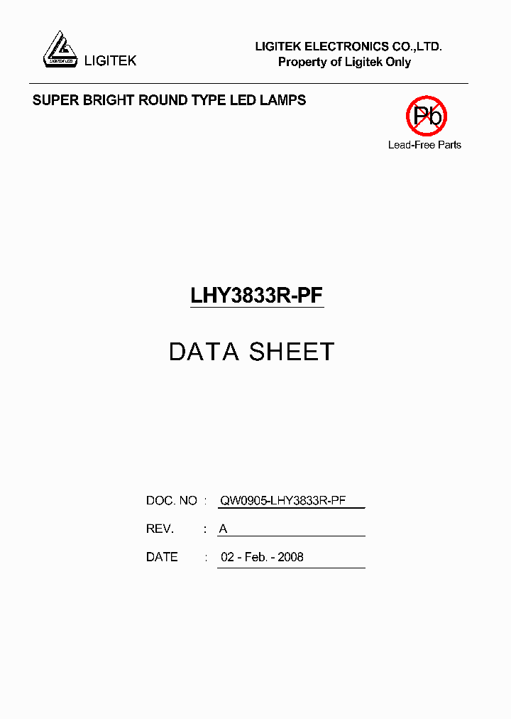 LHY3833R-PF_5030599.PDF Datasheet