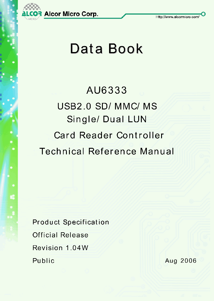 AU6333_5031347.PDF Datasheet