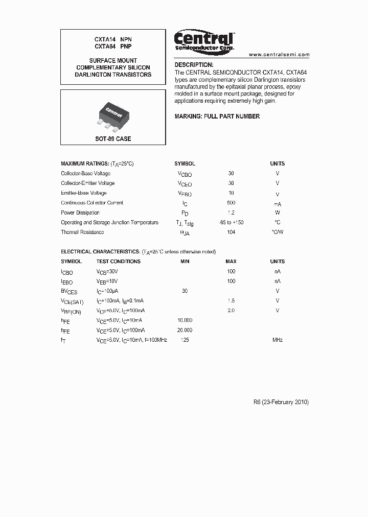 CXTA14_5035385.PDF Datasheet