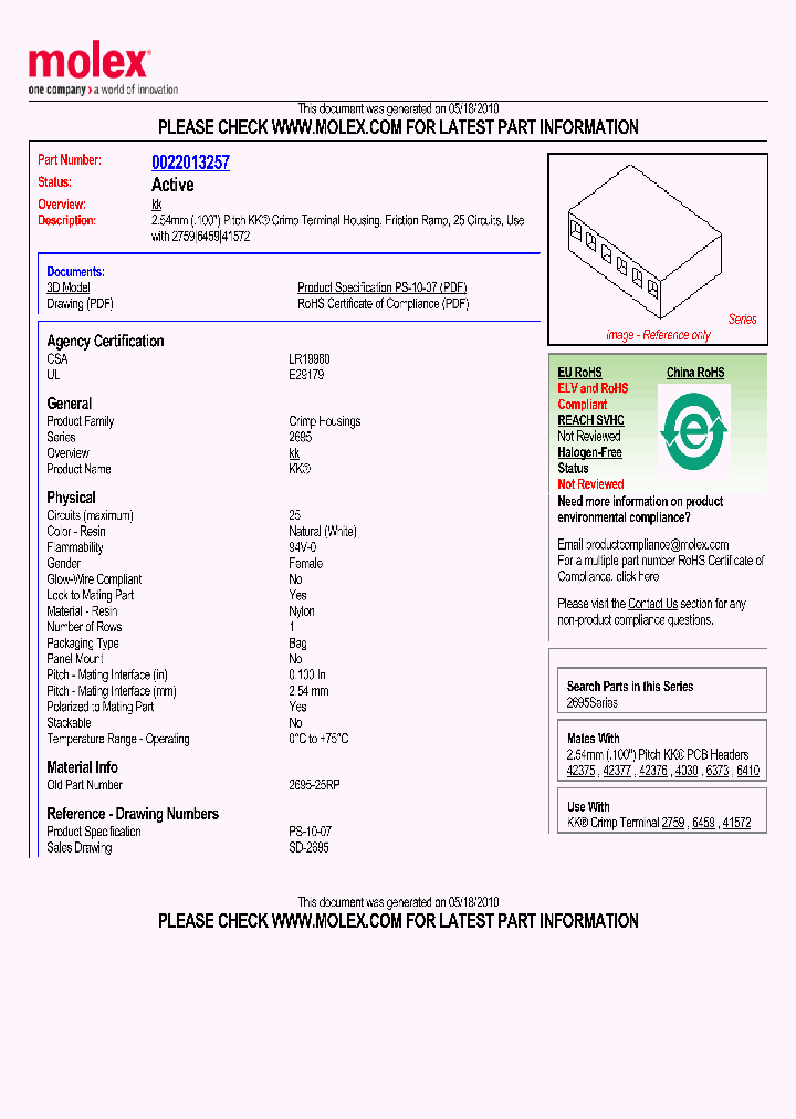 2695-25RP_5036019.PDF Datasheet