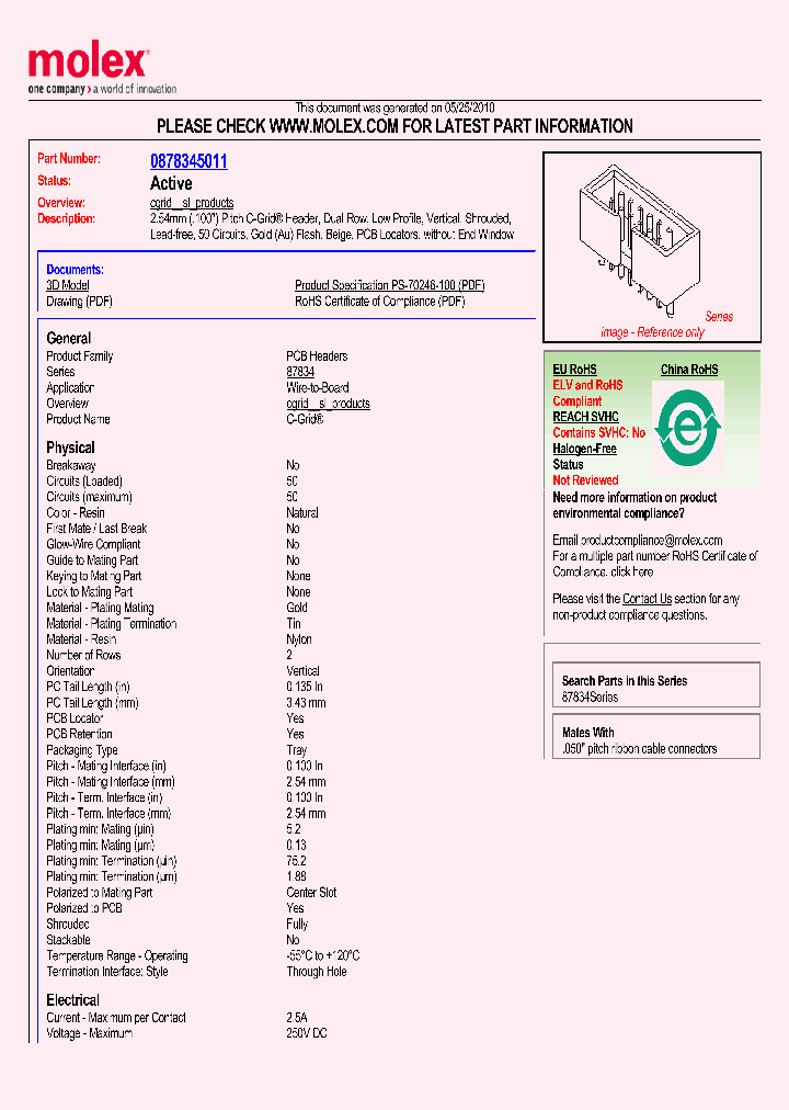 87834-5011_5041660.PDF Datasheet