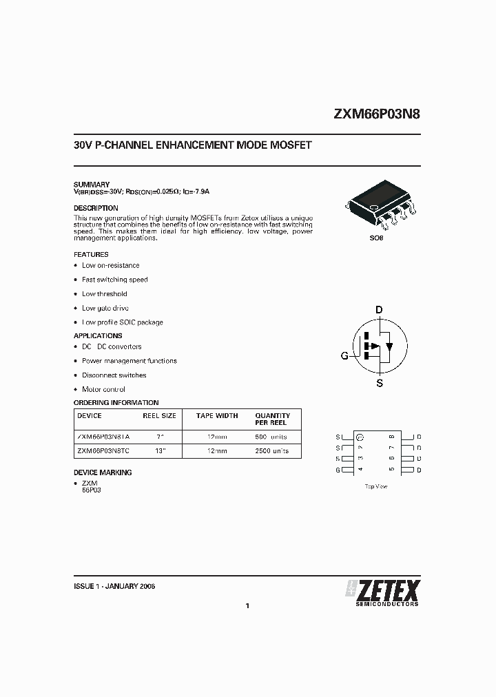 ZXM66P03N8TC_5047158.PDF Datasheet