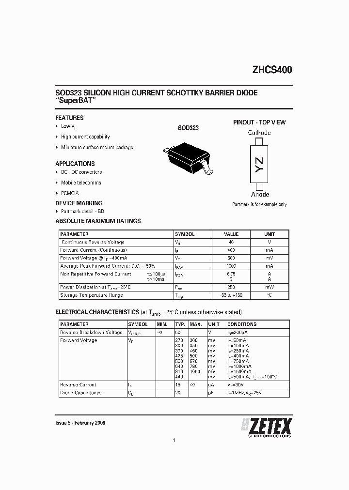 ZHCS400_5047826.PDF Datasheet