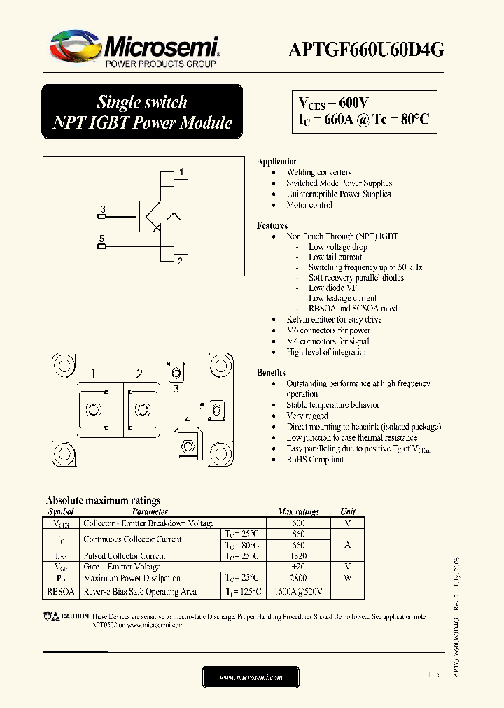 APTGF660U60D4G_5059259.PDF Datasheet