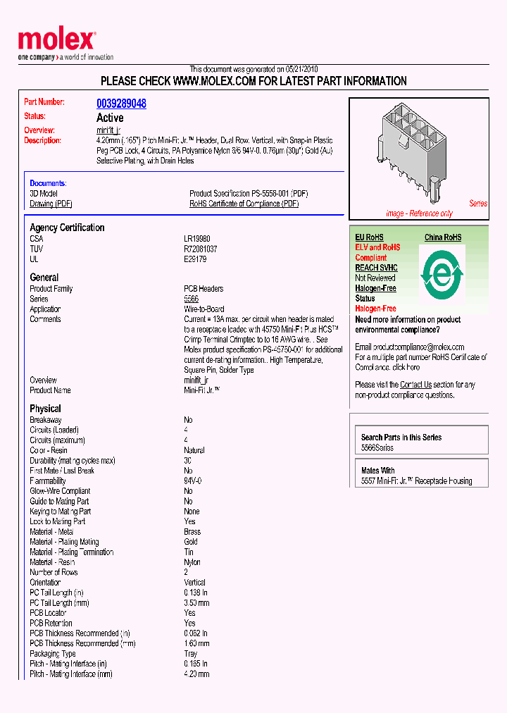 0039289048_5064797.PDF Datasheet
