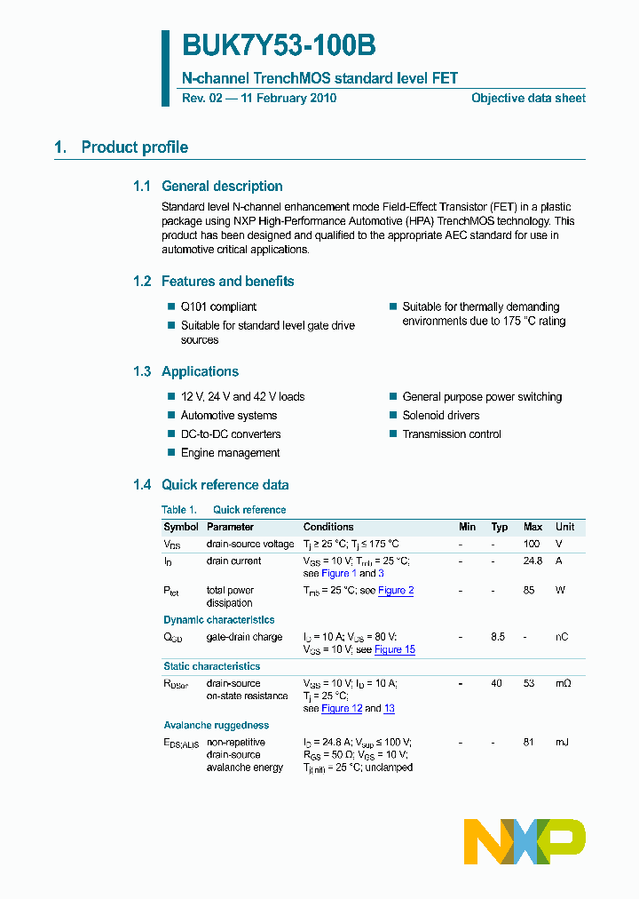 BUK7Y53-100B_5066050.PDF Datasheet