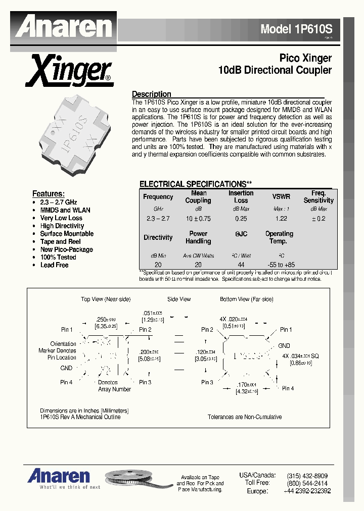 1P610S_5067005.PDF Datasheet