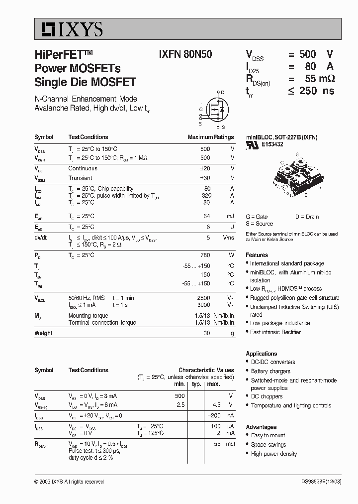 IXFN80N50_5067733.PDF Datasheet