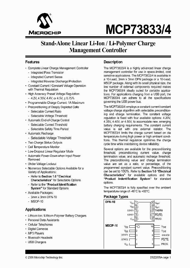 MCP73833-NVIMF_22405.PDF Datasheet