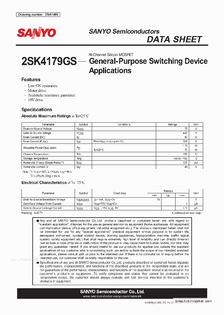 2SK4179GS_37854.PDF Datasheet