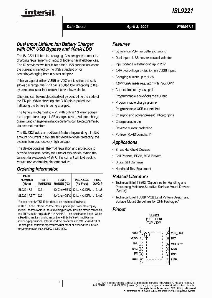 ISL9221IRZ-T_53679.PDF Datasheet