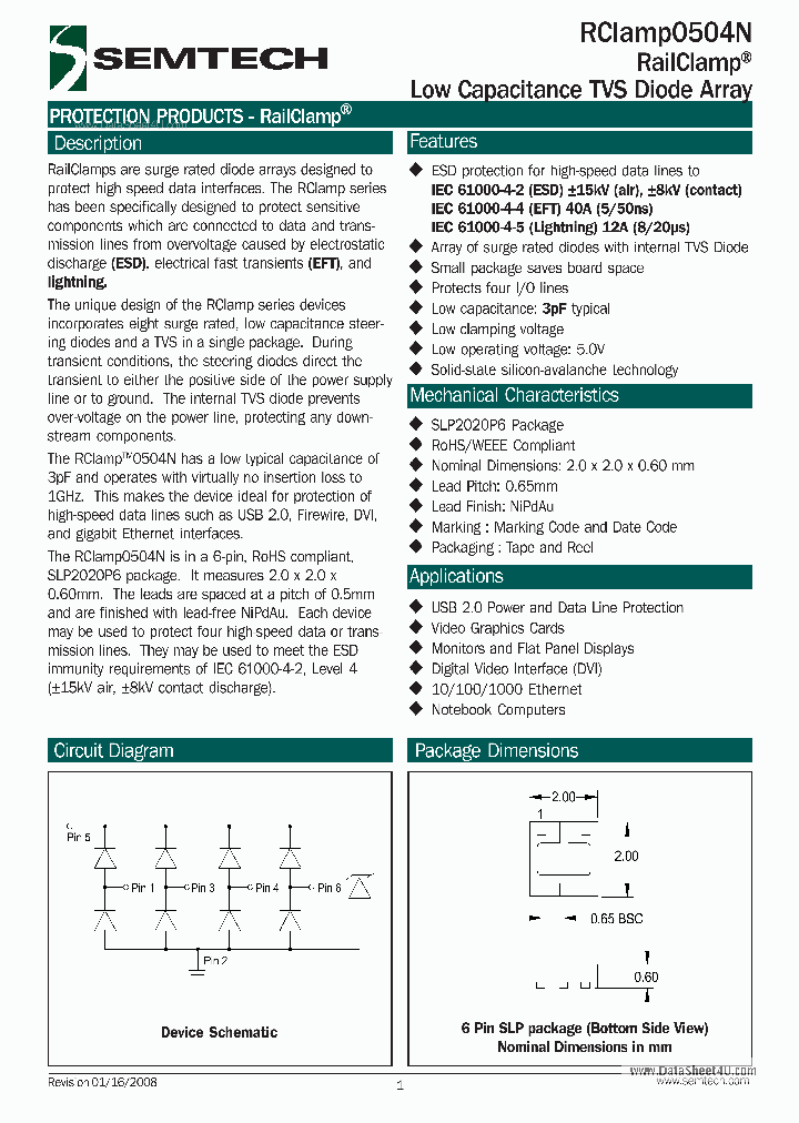 RCLAMP0504N_39985.PDF Datasheet