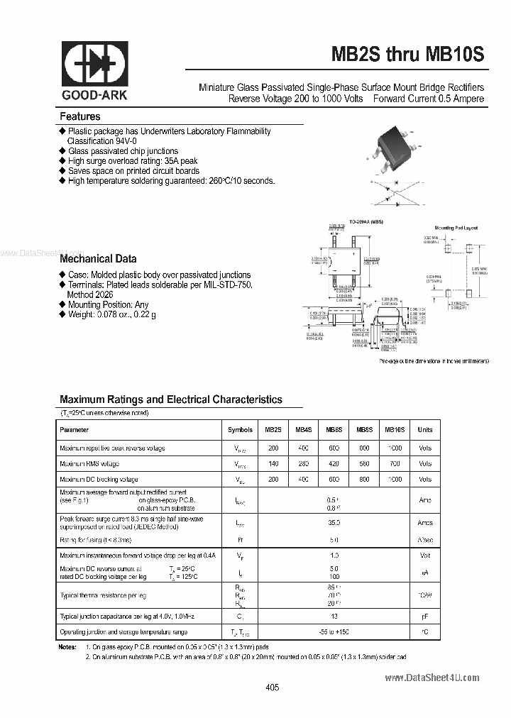 MB10S_42199.PDF Datasheet