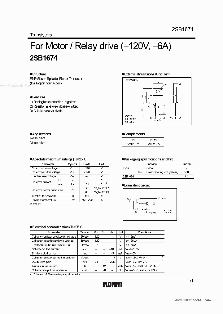 2SB1674_68850.PDF Datasheet