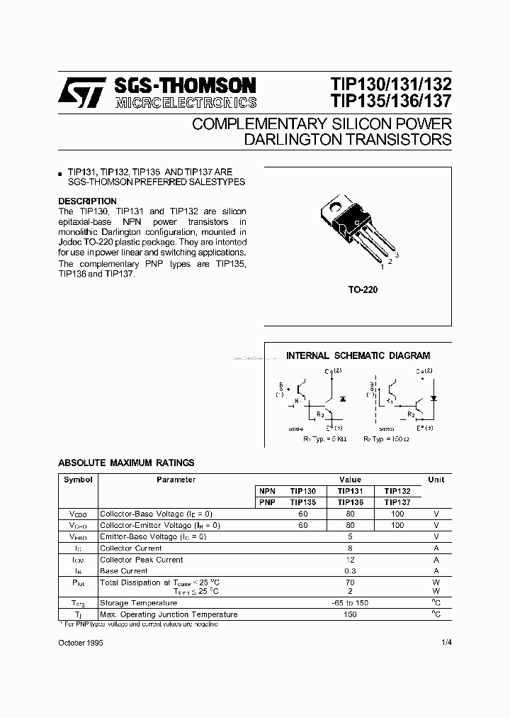 TIP130_68245.PDF Datasheet