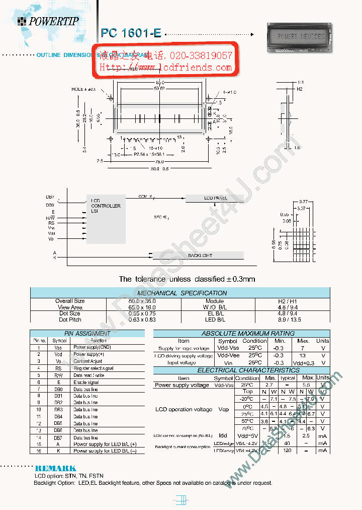 PC1601E_42567.PDF Datasheet