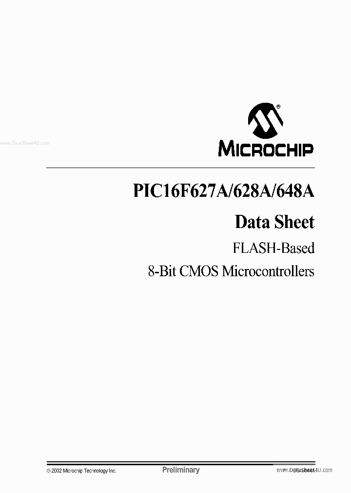 16F628A_42586.PDF Datasheet