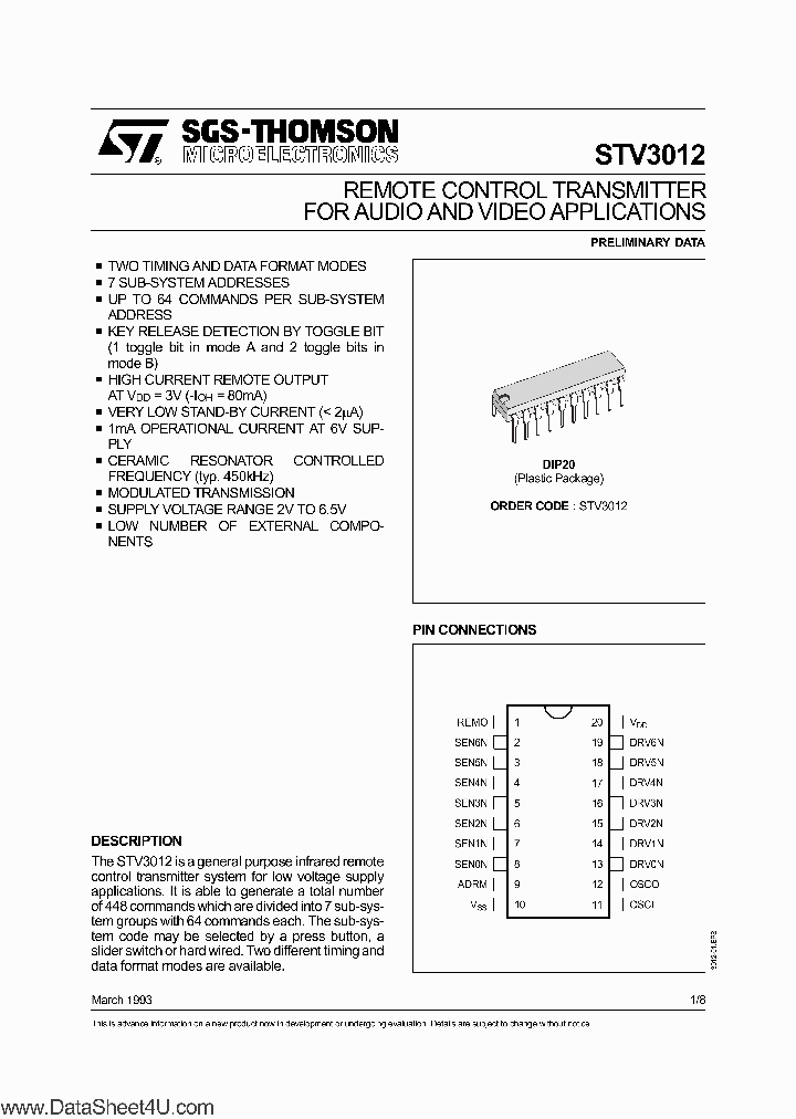 STV3012_71141.PDF Datasheet