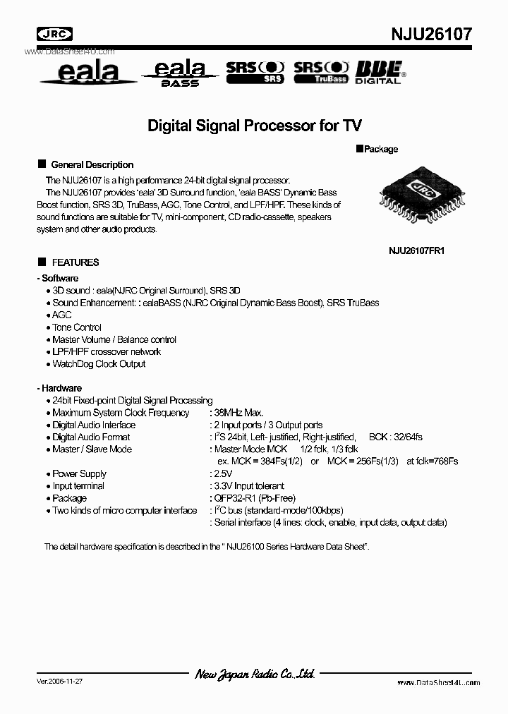 NJU26107_71419.PDF Datasheet