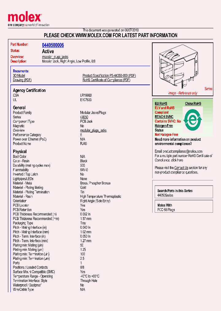 44050-0006_78419.PDF Datasheet