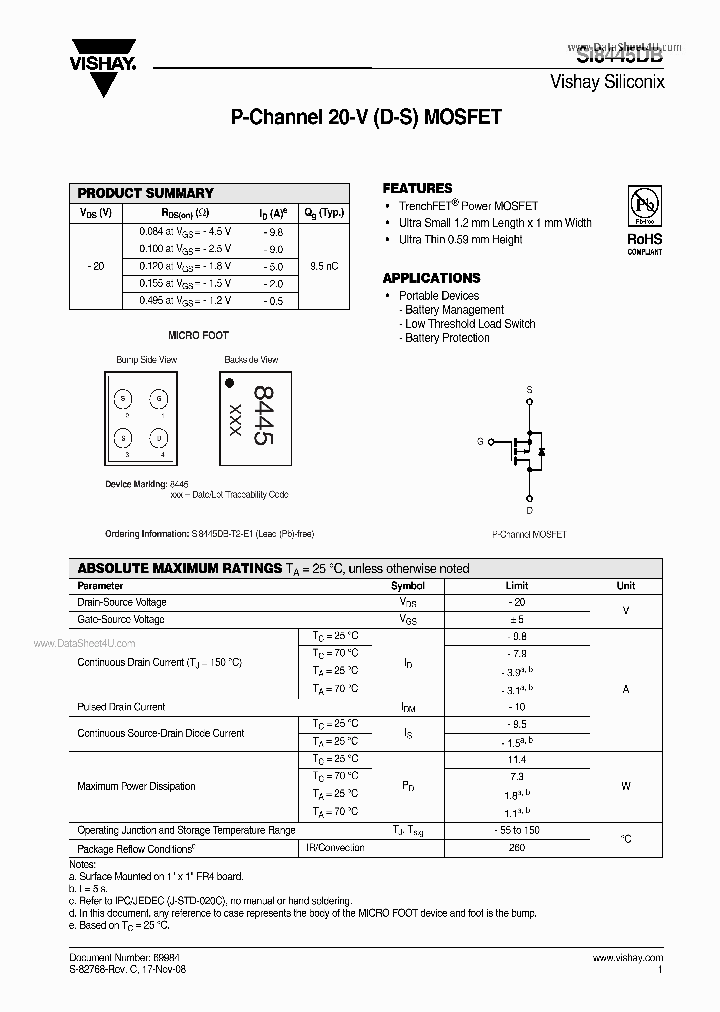 SI8445DB_82703.PDF Datasheet