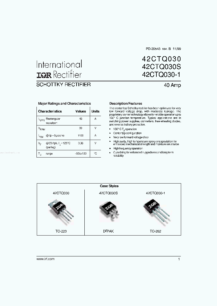 42CTQ030_44631.PDF Datasheet