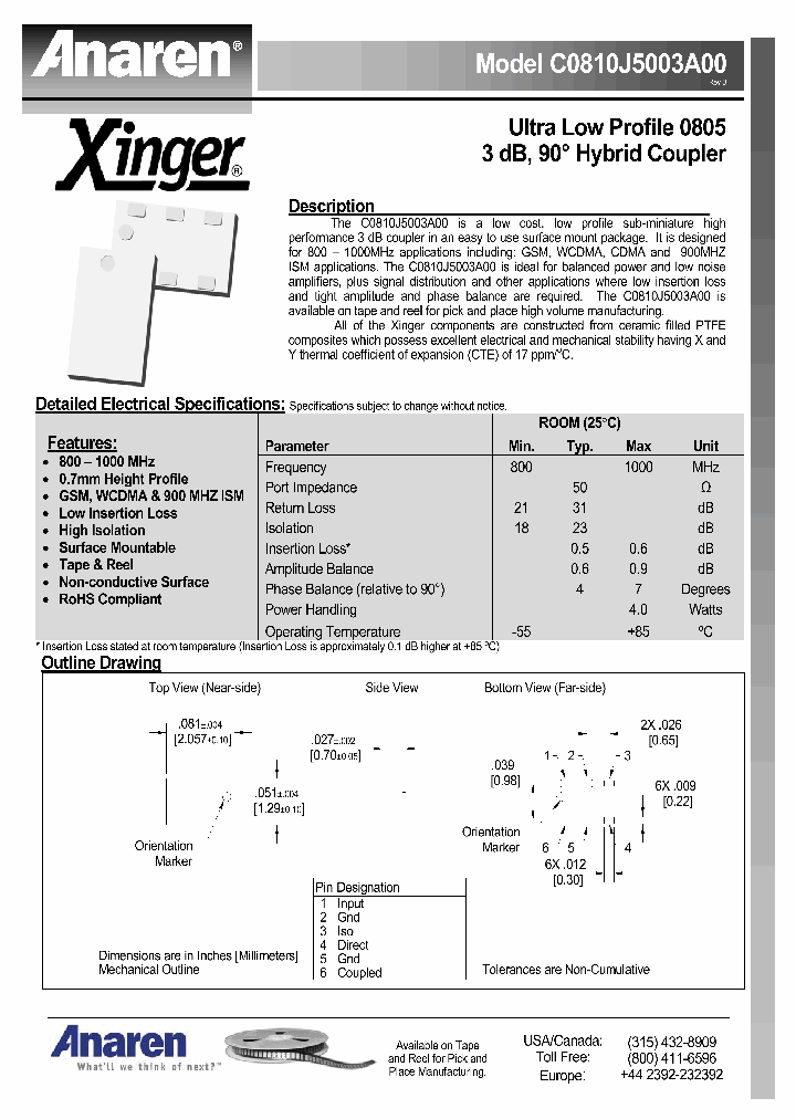 C0810J5003A00_88564.PDF Datasheet