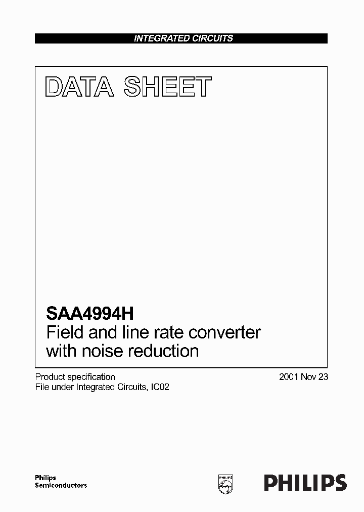 SAA4994H_95747.PDF Datasheet