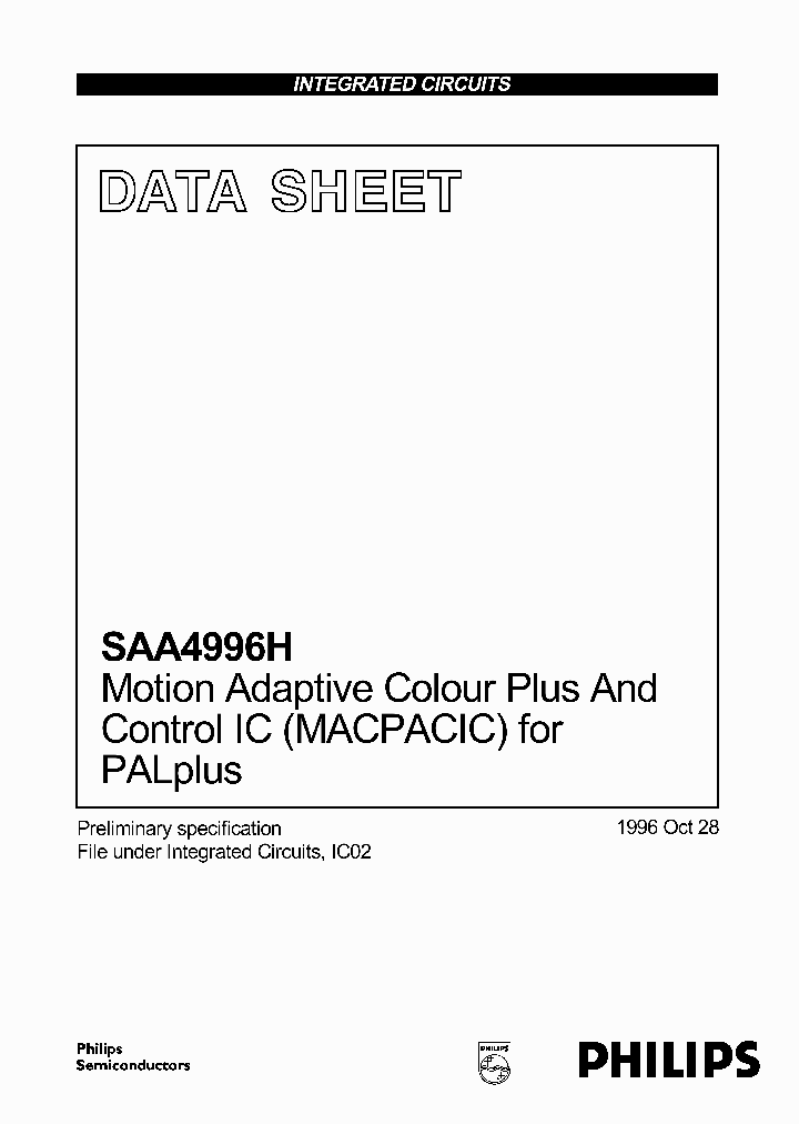SAA4996H_95749.PDF Datasheet