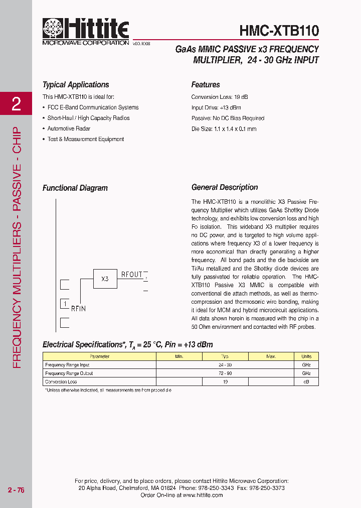 HMC-XTB110_97884.PDF Datasheet