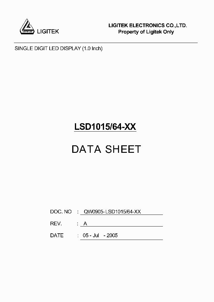 LSD1015-64-XX_98341.PDF Datasheet