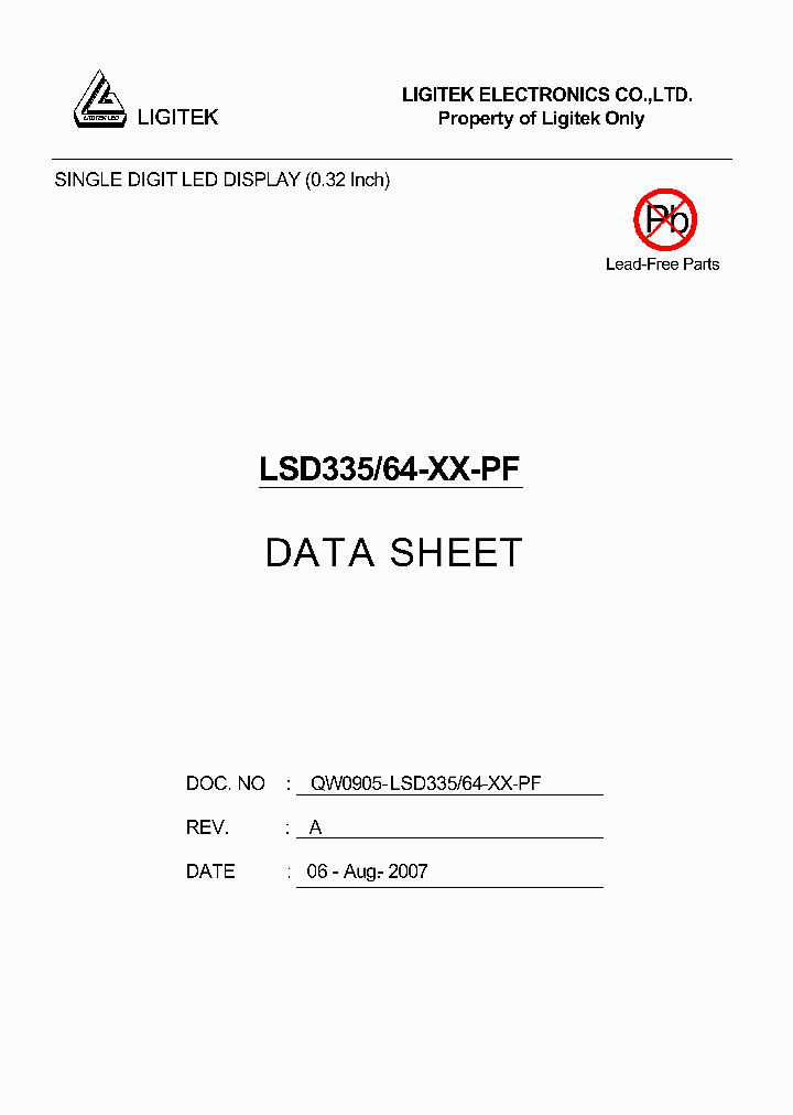 LSD335-64-XX-PF_98358.PDF Datasheet