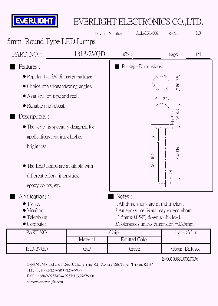 1313-2VGD_127951.PDF Datasheet