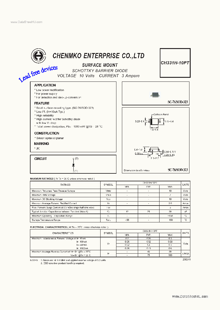 CH331H-10PT_132706.PDF Datasheet