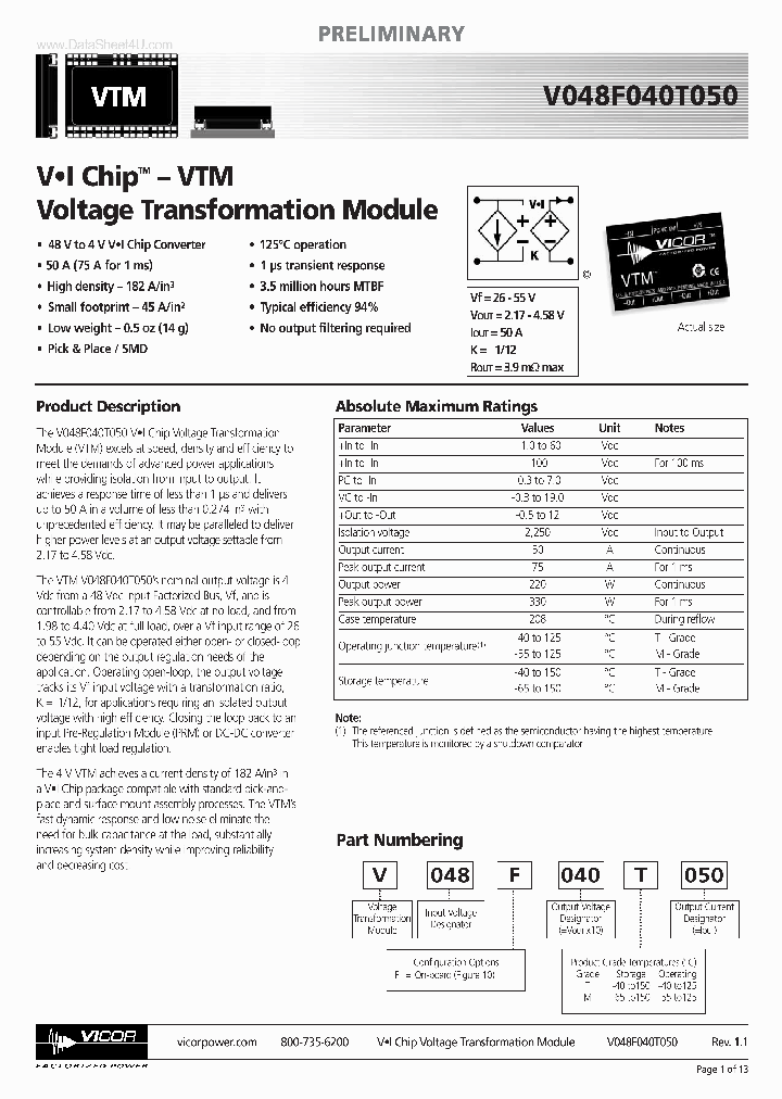 V048F040M050_133515.PDF Datasheet