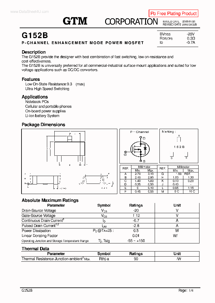 G152B_133719.PDF Datasheet