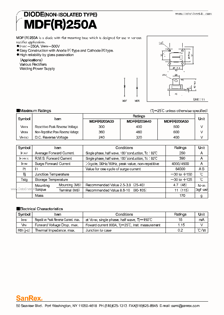 MDF250A_134059.PDF Datasheet