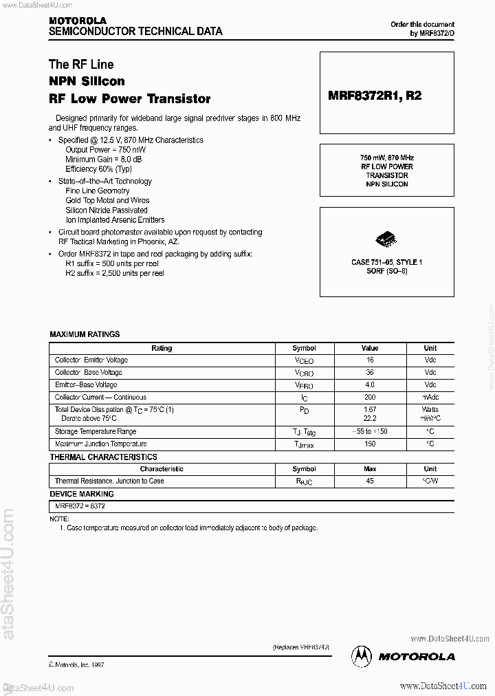 MRF8372R2_133775.PDF Datasheet