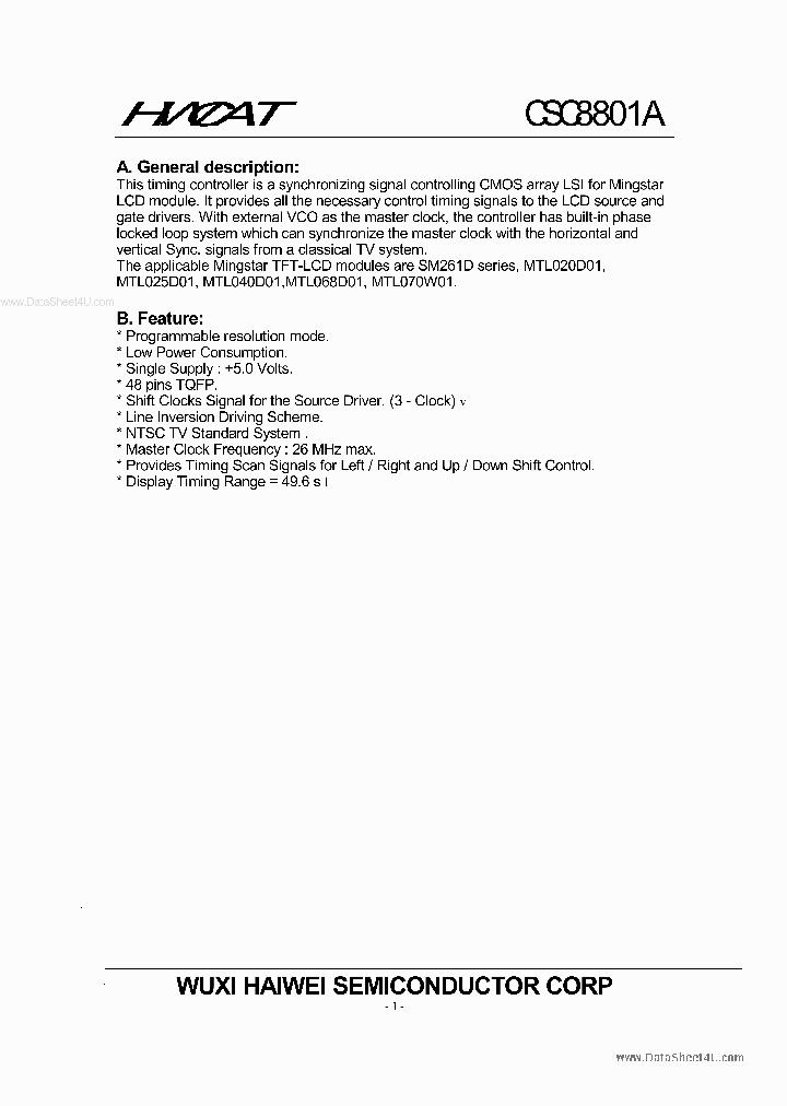 CSC8801A_134421.PDF Datasheet